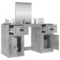vidaXL Schminktisch mit Spiegel Betongrau 130x50x132,5 cm vidaXL Schminktisch mit Spiegel Betongrau 130x50x132,5 cm