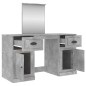 vidaXL Schminktisch mit Spiegel Betongrau 130x50x132,5 cm vidaXL Schminktisch mit Spiegel Betongrau 130x50x132,5 cm