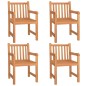 vidaXL 5-tlg. Garten-Essgruppe Massivholz Teak vidaXL 5-tlg. Garten-Essgruppe Massivholz Teak