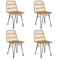 vidaXL 5-tlg. Garten-Essgruppe Poly Rattan vidaXL 5-tlg. Garten-Essgruppe Poly Rattan