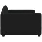 vidaXL Tagesbett Schwarz 90x200 cm Stoff vidaXL Tagesbett Schwarz 90x200 cm Stoff