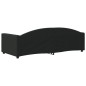 vidaXL Tagesbett Schwarz 90x200 cm Stoff vidaXL Tagesbett Schwarz 90x200 cm Stoff