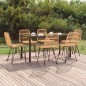 vidaXL 7-tlg. Garten-Essgruppe Poly Rattan vidaXL 7-tlg. Garten-Essgruppe Poly Rattan