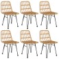 vidaXL 7-tlg. Garten-Essgruppe Poly Rattan vidaXL 7-tlg. Garten-Essgruppe Poly Rattan