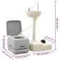 vidaXL Tragbare Campingtoilette mit Waschbecken und Wasserbehälter vidaXL Tragbare Campingtoilette mit Waschbecken und Wasserbehälter