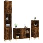 vidaXL 3-tlg. Badmöbel-Set Räuchereiche Holzwerkstoff vidaXL 3-tlg. Badmöbel-Set Räuchereiche Holzwerkstoff