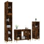 vidaXL 3-tlg. Badmöbel-Set Räuchereiche Holzwerkstoff vidaXL 3-tlg. Badmöbel-Set Räuchereiche Holzwerkstoff
