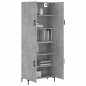 Highboard Betongrau 69,5x34x180 cm Holzwerkstoff Highboard Betongrau 69,5x34x180 cm Holzwerkstoff