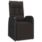 vidaXL 3-tlg. Garten-Essgruppe Schwarz Poly Rattan & Massivholz Akazie vidaXL 3-tlg. Garten-Essgruppe Schwarz Poly Rattan & Massivholz Akazie