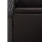vidaXL 3-tlg. Garten-Essgruppe Schwarz Poly Rattan & Massivholz Akazie vidaXL 3-tlg. Garten-Essgruppe Schwarz Poly Rattan & Massivholz Akazie