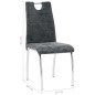 Esszimmerstühle 2 Stk. Schwarz Kunstleder Esszimmerstühle 2 Stk. Schwarz Kunstleder