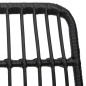 vidaXL 5-tlg. Garten-Essgruppe Schwarz Poly Rattan vidaXL 5-tlg. Garten-Essgruppe Schwarz Poly Rattan