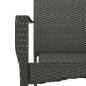 vidaXL 7-tlg. Garten-Essgruppe mit Kissen Schwarz Poly Rattan vidaXL 7-tlg. Garten-Essgruppe mit Kissen Schwarz Poly Rattan