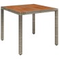 vidaXL 5-tlg. Garten-Essgruppe mit Kissen Grau Poly Rattan vidaXL 5-tlg. Garten-Essgruppe mit Kissen Grau Poly Rattan