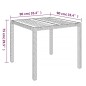 vidaXL 5-tlg. Garten-Essgruppe mit Kissen Grau Poly Rattan vidaXL 5-tlg. Garten-Essgruppe mit Kissen Grau Poly Rattan