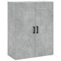 Highboard Betongrau 69,5x34x180 cm Holzwerkstoff Highboard Betongrau 69,5x34x180 cm Holzwerkstoff