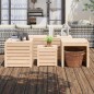 vidaXL 4-tlg. Gartenbox-Set Massivholz Kiefer vidaXL 4-tlg. Gartenbox-Set Massivholz Kiefer