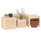 vidaXL 4-tlg. Gartenbox-Set Massivholz Kiefer vidaXL 4-tlg. Gartenbox-Set Massivholz Kiefer