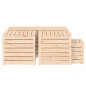 vidaXL 4-tlg. Gartenbox-Set Massivholz Kiefer vidaXL 4-tlg. Gartenbox-Set Massivholz Kiefer