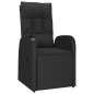 vidaXL 7-tlg. Garten-Essgruppe mit Kissen Schwarz Poly Rattan vidaXL 7-tlg. Garten-Essgruppe mit Kissen Schwarz Poly Rattan