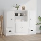 vidaXL Highboards 3 Stk. Weiß Holzwerkstoff vidaXL Highboards 3 Stk. Weiß Holzwerkstoff