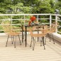 vidaXL 5-tlg. Garten-Essgruppe Poly Rattan vidaXL 5-tlg. Garten-Essgruppe Poly Rattan