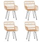 vidaXL 5-tlg. Garten-Essgruppe Poly Rattan vidaXL 5-tlg. Garten-Essgruppe Poly Rattan