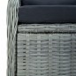 vidaXL 7-tlg. Garten-Essgruppe Hellgrau Poly Rattan vidaXL 7-tlg. Garten-Essgruppe Hellgrau Poly Rattan