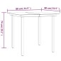 vidaXL 5-tlg. Garten-Essgruppe mit Kissen Schwarz Poly Rattan vidaXL 5-tlg. Garten-Essgruppe mit Kissen Schwarz Poly Rattan