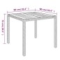 vidaXL 5-tlg. Garten-Essgruppe mit Kissen Grau Poly Rattan vidaXL 5-tlg. Garten-Essgruppe mit Kissen Grau Poly Rattan