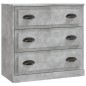 vidaXL Sideboards 3 Stk. Betongrau Holzwerkstoff vidaXL Sideboards 3 Stk. Betongrau Holzwerkstoff
