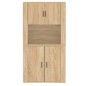 vidaXL Highboard Sonoma-Eiche Holzwerkstoff vidaXL Highboard Sonoma-Eiche Holzwerkstoff