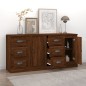 vidaXL Sideboards 2 Stk. Braun Eichen-Optik Holzwerkstoff vidaXL Sideboards 2 Stk. Braun Eichen-Optik Holzwerkstoff