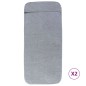 vidaXL Strandtücher 2 Stk. Grau 60x135 cm Stoff 400 GSM vidaXL Strandtücher 2 Stk. Grau 60x135 cm Stoff 400 GSM