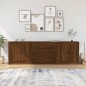 vidaXL Sideboards 3 Stk. Braun Eichen-Optik Holzwerkstoff vidaXL Sideboards 3 Stk. Braun Eichen-Optik Holzwerkstoff