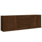 vidaXL Sideboards 3 Stk. Braun Eichen-Optik Holzwerkstoff vidaXL Sideboards 3 Stk. Braun Eichen-Optik Holzwerkstoff