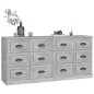 vidaXL Sideboards 2 Stk. Betongrau Holzwerkstoff vidaXL Sideboards 2 Stk. Betongrau Holzwerkstoff