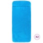 vidaXL Strandtücher 2 Stk. Türkis 60x135 cm Stoff 400 GSM vidaXL Strandtücher 2 Stk. Türkis 60x135 cm Stoff 400 GSM