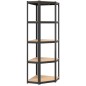 vidaXL Regale mit 5 Böden 3 Stk. Anthrazit Stahl & Holzwerkstoff vidaXL Regale mit 5 Böden 3 Stk. Anthrazit Stahl & Holzwerkstoff