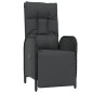 vidaXL 5-tlg. Garten-Essgruppe mit Kissen Schwarz Poly Rattan vidaXL 5-tlg. Garten-Essgruppe mit Kissen Schwarz Poly Rattan