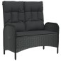 vidaXL 5-tlg. Garten-Essgruppe mit Kissen Schwarz Poly Rattan vidaXL 5-tlg. Garten-Essgruppe mit Kissen Schwarz Poly Rattan