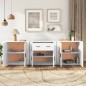 vidaXL Sideboards 3 Stk. Hochglanz-Weiß Holzwerkstoff vidaXL Sideboards 3 Stk. Hochglanz-Weiß Holzwerkstoff
