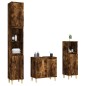 vidaXL 3-tlg. Badmöbel-Set Räuchereiche Holzwerkstoff vidaXL 3-tlg. Badmöbel-Set Räuchereiche Holzwerkstoff