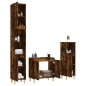 vidaXL 3-tlg. Badmöbel-Set Räuchereiche Holzwerkstoff vidaXL 3-tlg. Badmöbel-Set Räuchereiche Holzwerkstoff