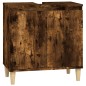 vidaXL 3-tlg. Badmöbel-Set Räuchereiche Holzwerkstoff vidaXL 3-tlg. Badmöbel-Set Räuchereiche Holzwerkstoff