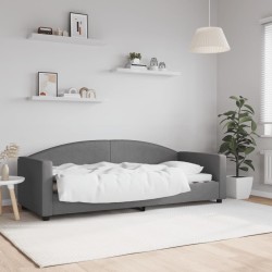 vidaXL Tagesbett Dunkelgrau 80x200 cm Stoff
