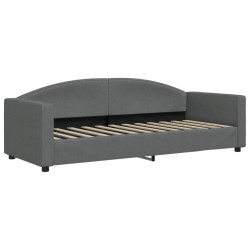 vidaXL Tagesbett Dunkelgrau 80x200 cm Stoff