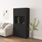 vidaXL Highboard Schwarz Holzwerkstoff vidaXL Highboard Schwarz Holzwerkstoff