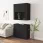 vidaXL Highboard Schwarz Holzwerkstoff vidaXL Highboard Schwarz Holzwerkstoff