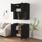 vidaXL Highboard Schwarz Holzwerkstoff vidaXL Highboard Schwarz Holzwerkstoff